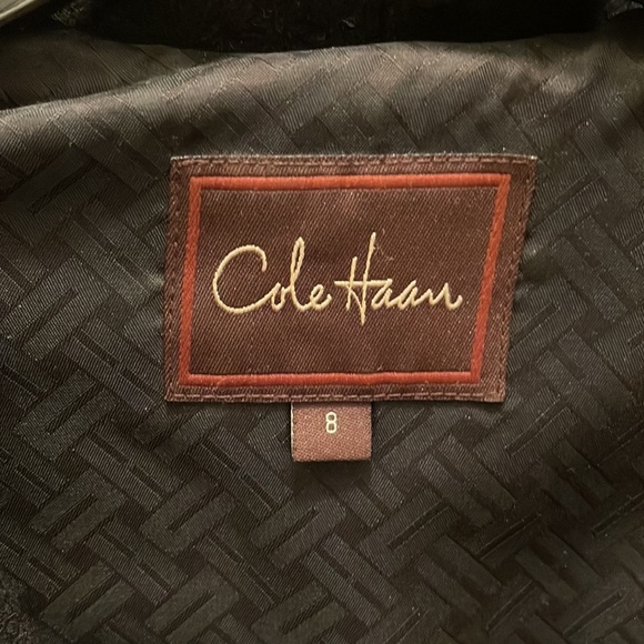 Cole Haan Black Toggle Coat - Size 8 - Good Condition - Picture 3 of 5